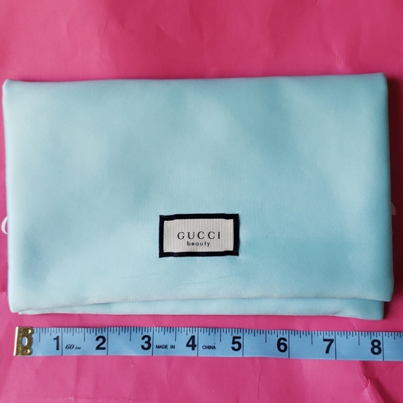 Gucci Handbags - GUC Gucci Tiffany Blue Cosmetic Makeup Pouch